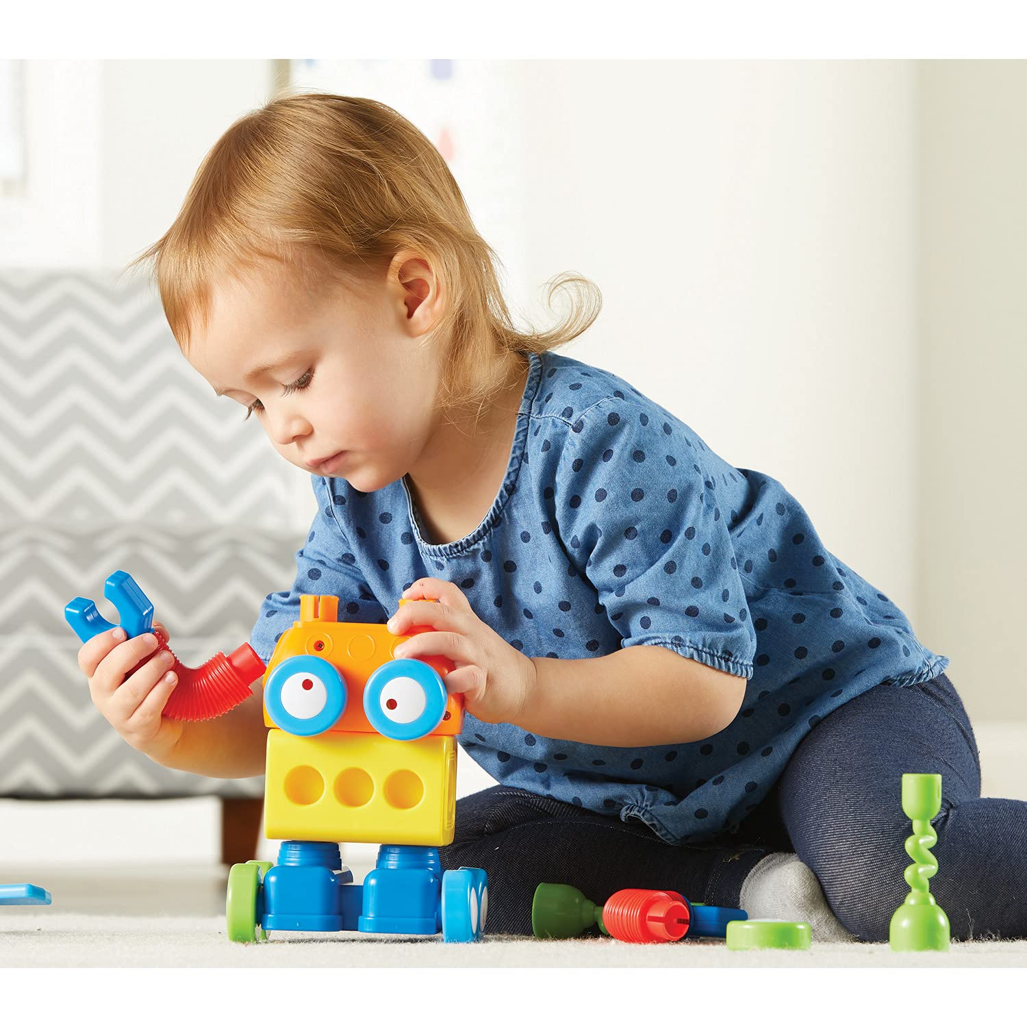 Foto 3 pulgar | Recursos De Aprendizaje Sobre Juguetes 1-2-3 ¡constrúyelo! Robot Factory: Más De 2 Años - Venta Internacional.