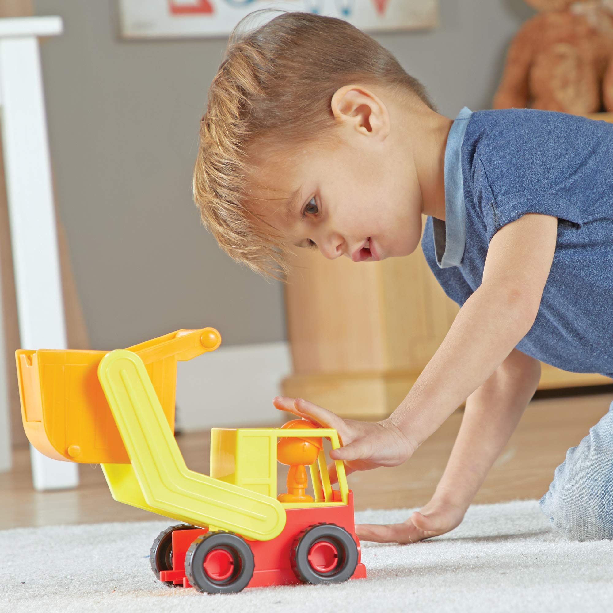 Foto 5 | Recursos De Aprendizaje Sobre Juguetes De Construction Crew 1-2-3 ¡constrúyelo! - Venta Internacional.