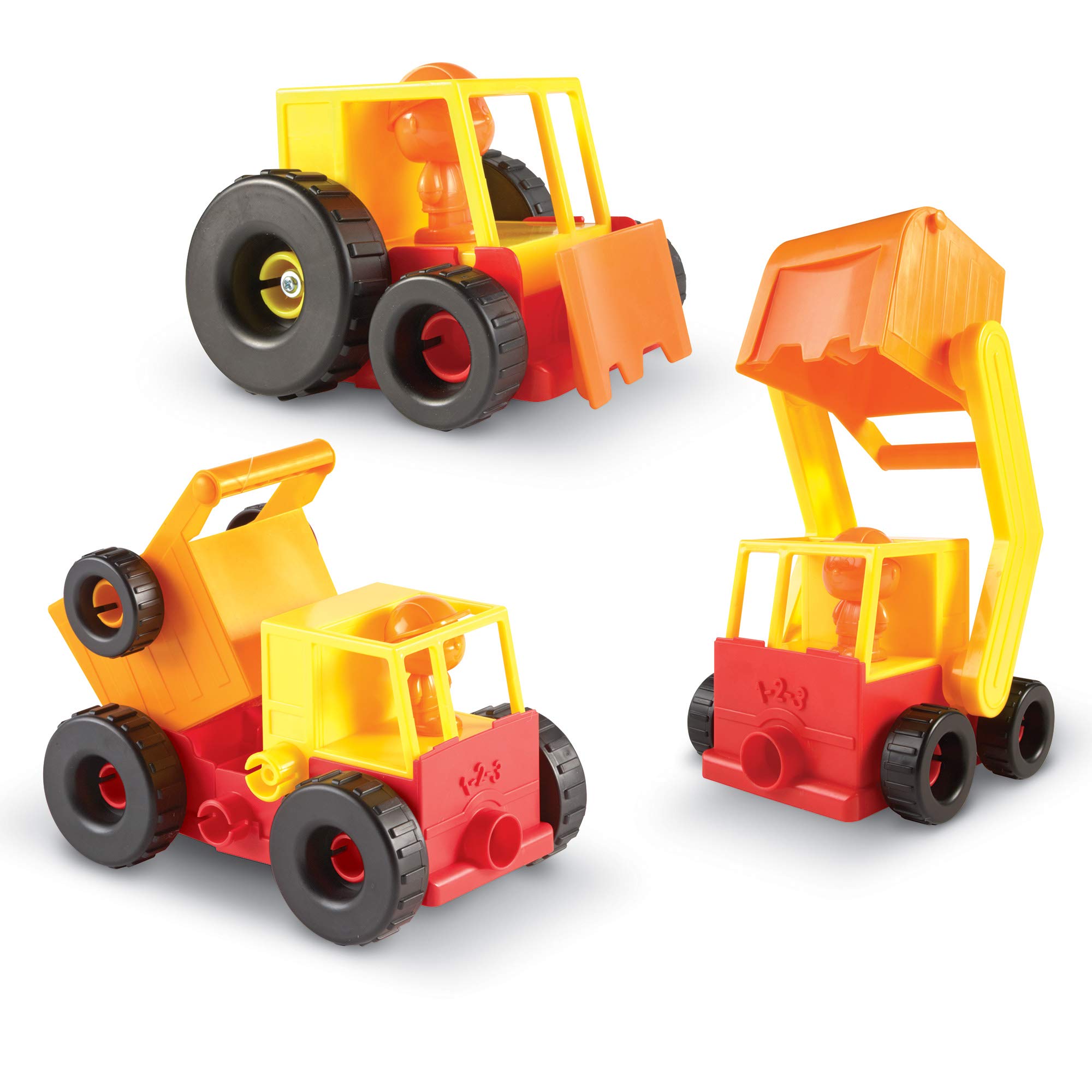 Foto 7 pulgar | Recursos De Aprendizaje Sobre Juguetes De Construction Crew 1-2-3 ¡constrúyelo! - Venta Internacional.