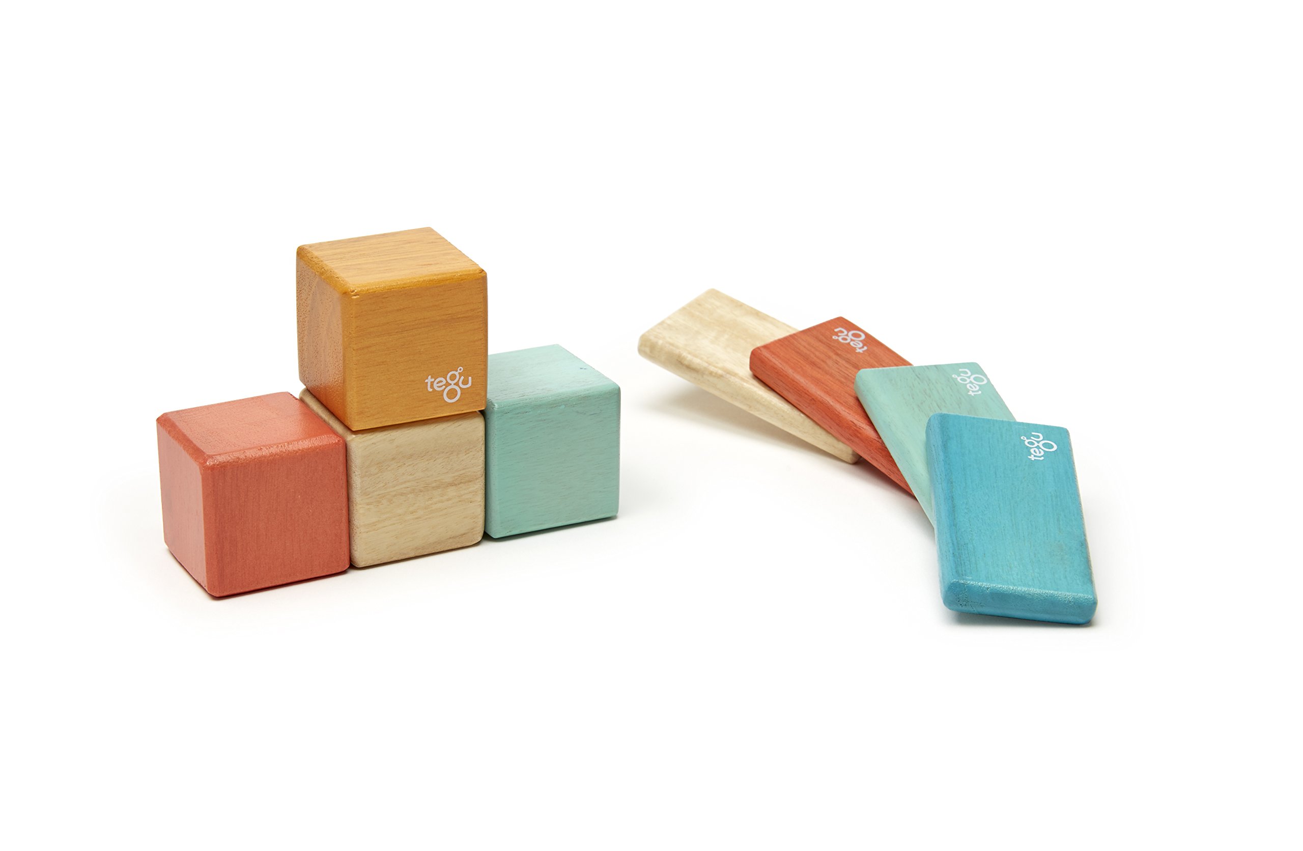 Foto 6 pulgar | Juego De 8 Bloques Magnéticos De Madera Con Bolsillo Toy Tegu - Venta Internacional.