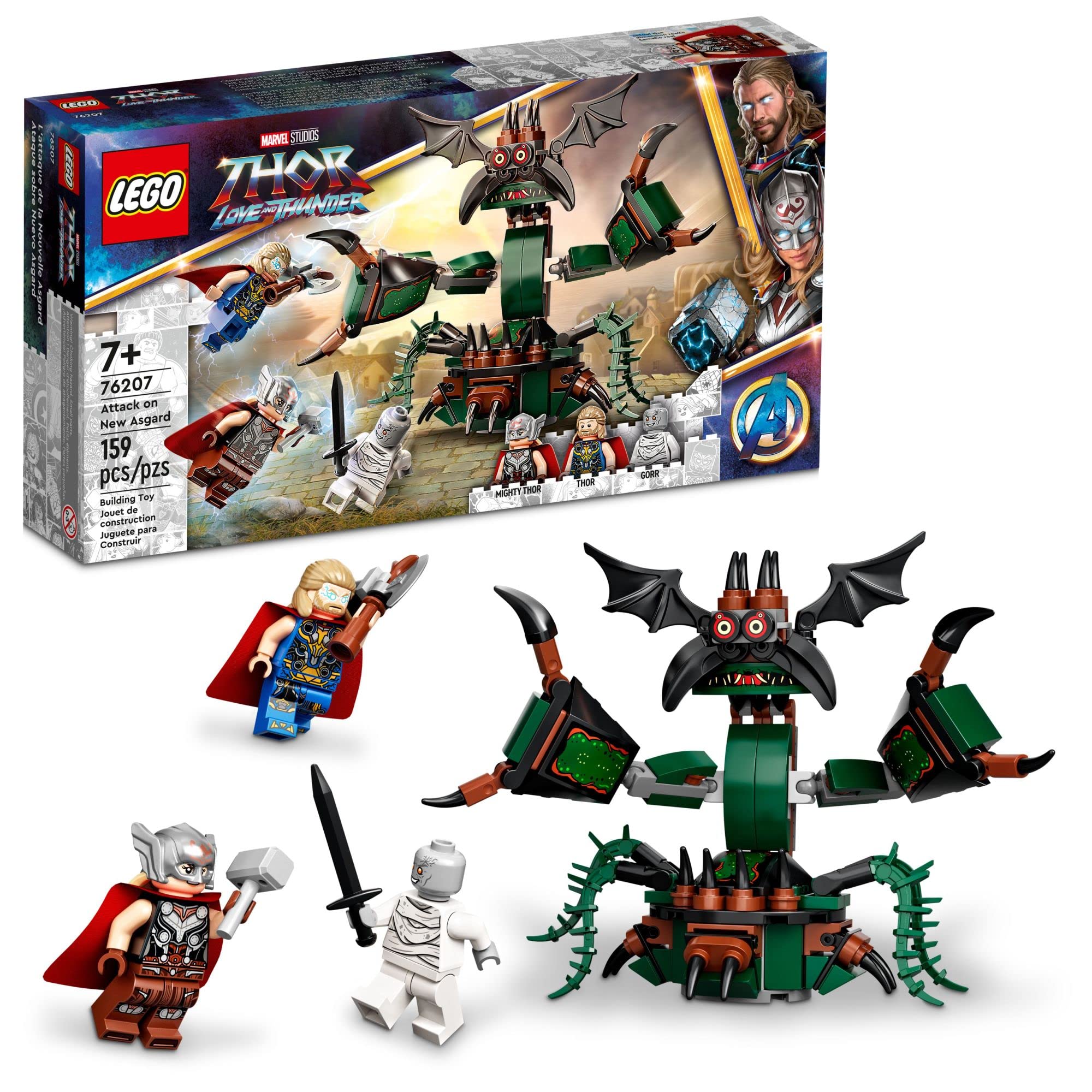 Juguete De Construcción Lego Marvel Attack On New Asgard Thor 76207 - Venta Internacional.