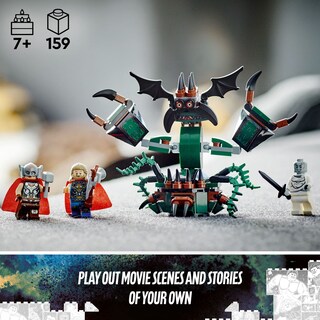 Foto 3 | Juguete De Construcción Lego Marvel Attack On New Asgard Thor 76207 - Venta Internacional.