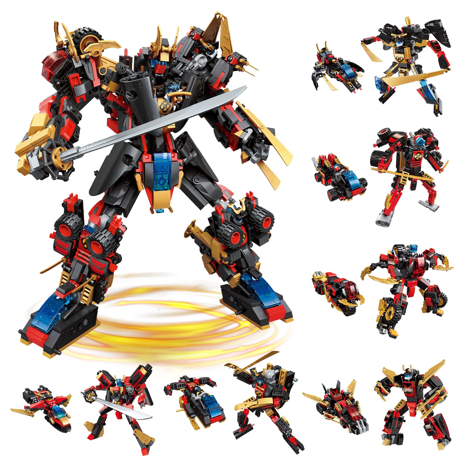 Set De Construcción Transformation Robot Warrior Qlt Qiaoletong - Venta Internacional.