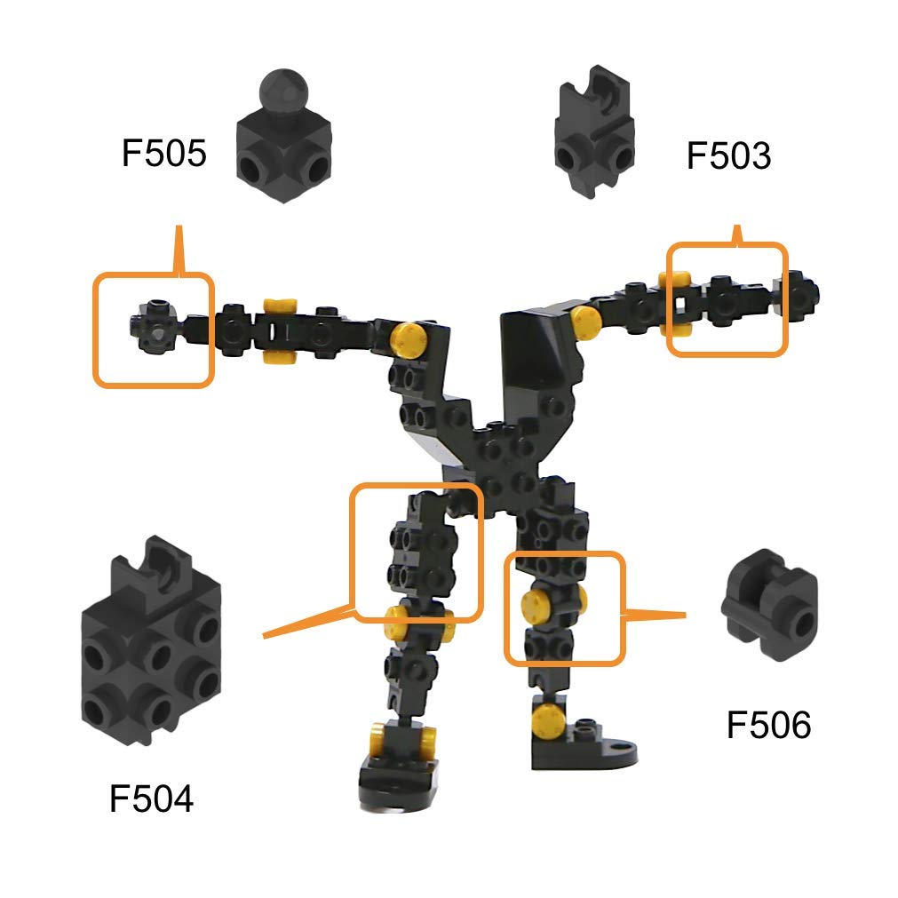 Foto 2 | Set De Bloques De Construcción Mybuild Bricks Creative F503, 20 Piezas - Venta Internacional.