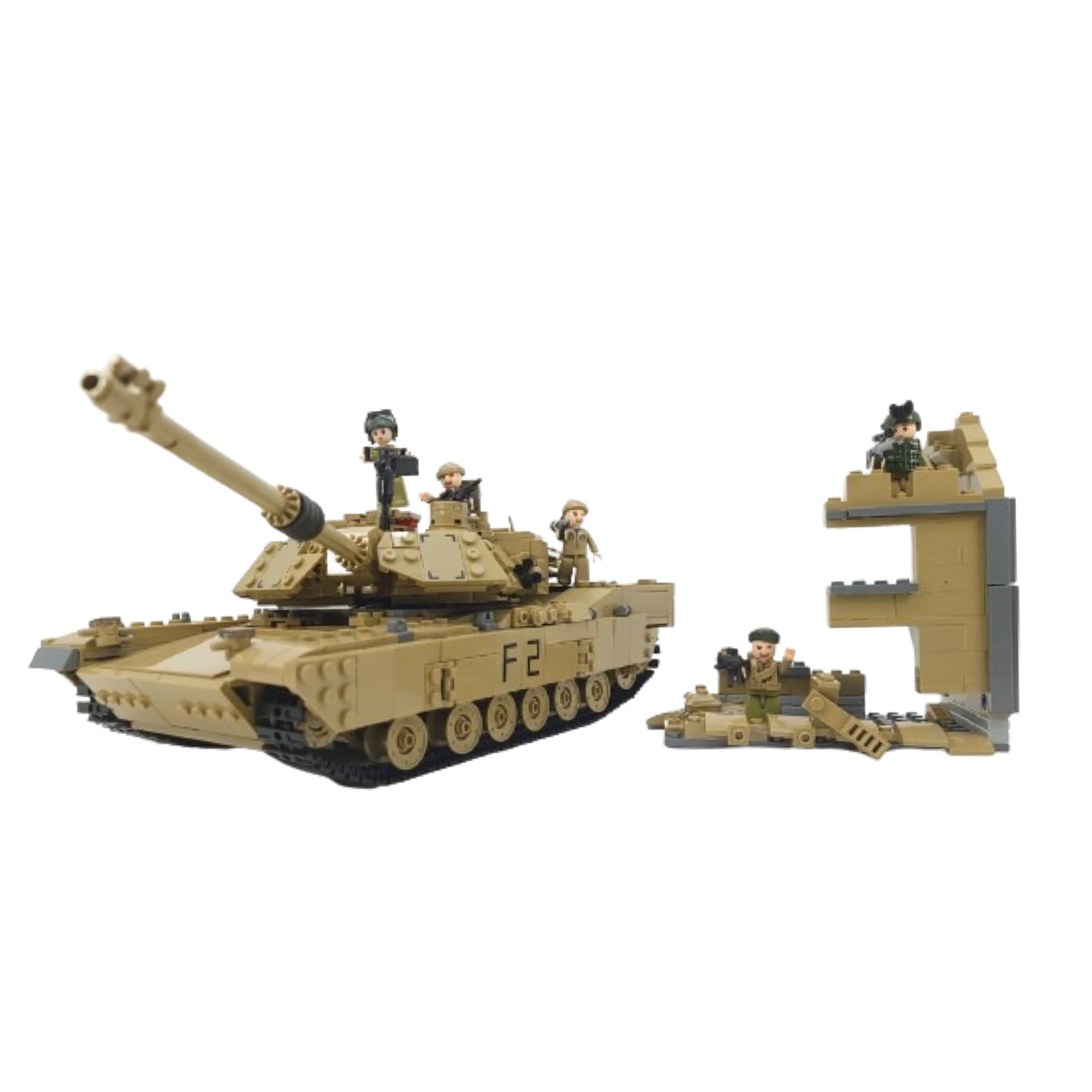 Foto 3 pulgar | Set De Batalla Jim's Military Blocks, 60 Unidades, Us Tank B - Venta Internacional.