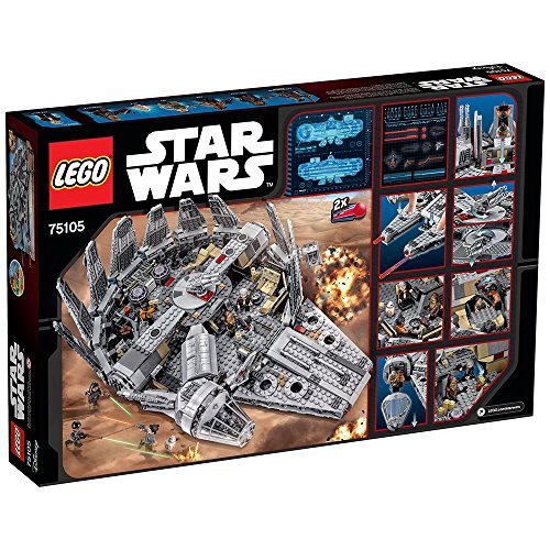 Foto 6 pulgar | Lego Star Wars Millennium Falcon 75105 - Venta Internacional.
