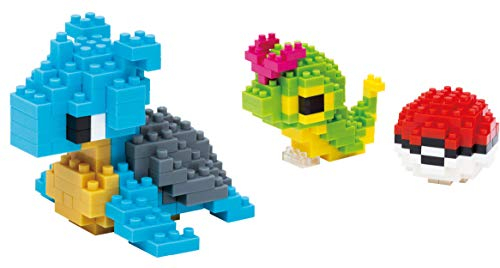 Foto 2 pulgar | Nanoblock Laplace Y Caterpie Con Poke Ball Personajes Pokémon Ajustables  - Venta Internacional