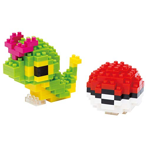 Foto 3 pulgar | Nanoblock Laplace Y Caterpie Con Poke Ball Personajes Pokémon Ajustables  - Venta Internacional