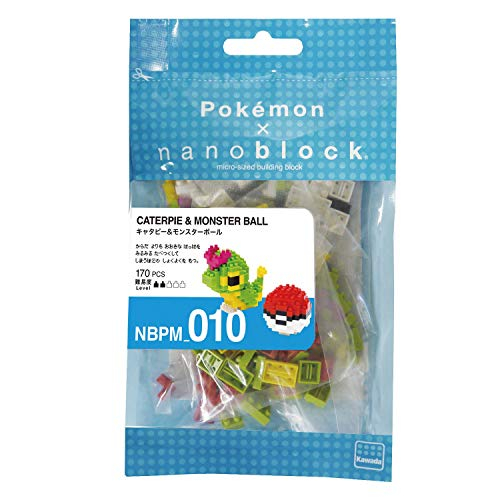 Foto 5 pulgar | Nanoblock Laplace Y Caterpie Con Poke Ball Personajes Pokémon Ajustables  - Venta Internacional