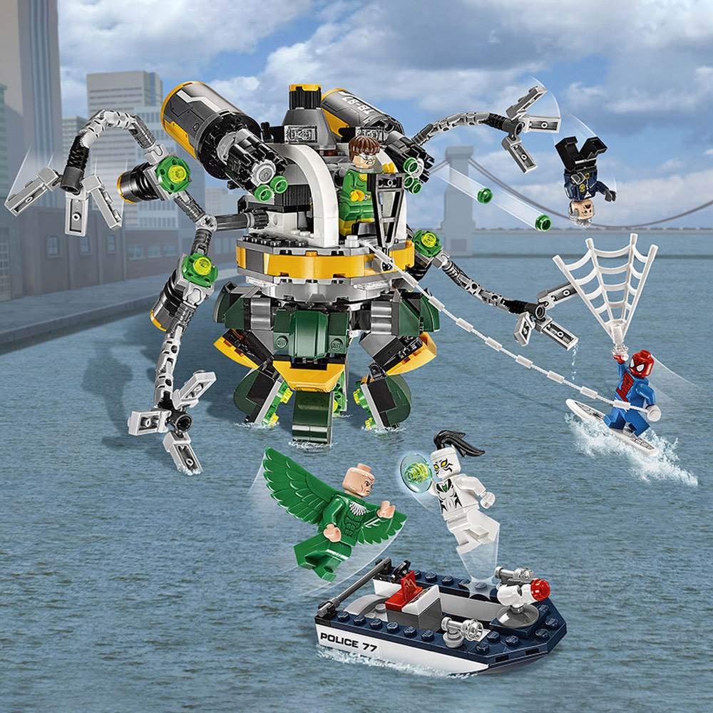 Foto 3 pulgar | Juguete Lego Marvel Super Heroes Spider-Man: Doc Ock's Tentacle Trap 76059 - Venta Internacional