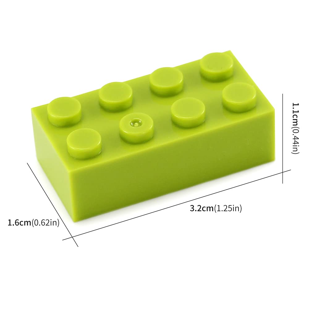 Foto 6 pulgar | Juego de Ladrillos Feleph 2x4 Verde Lima 320 Piezas - Venta Internacional
