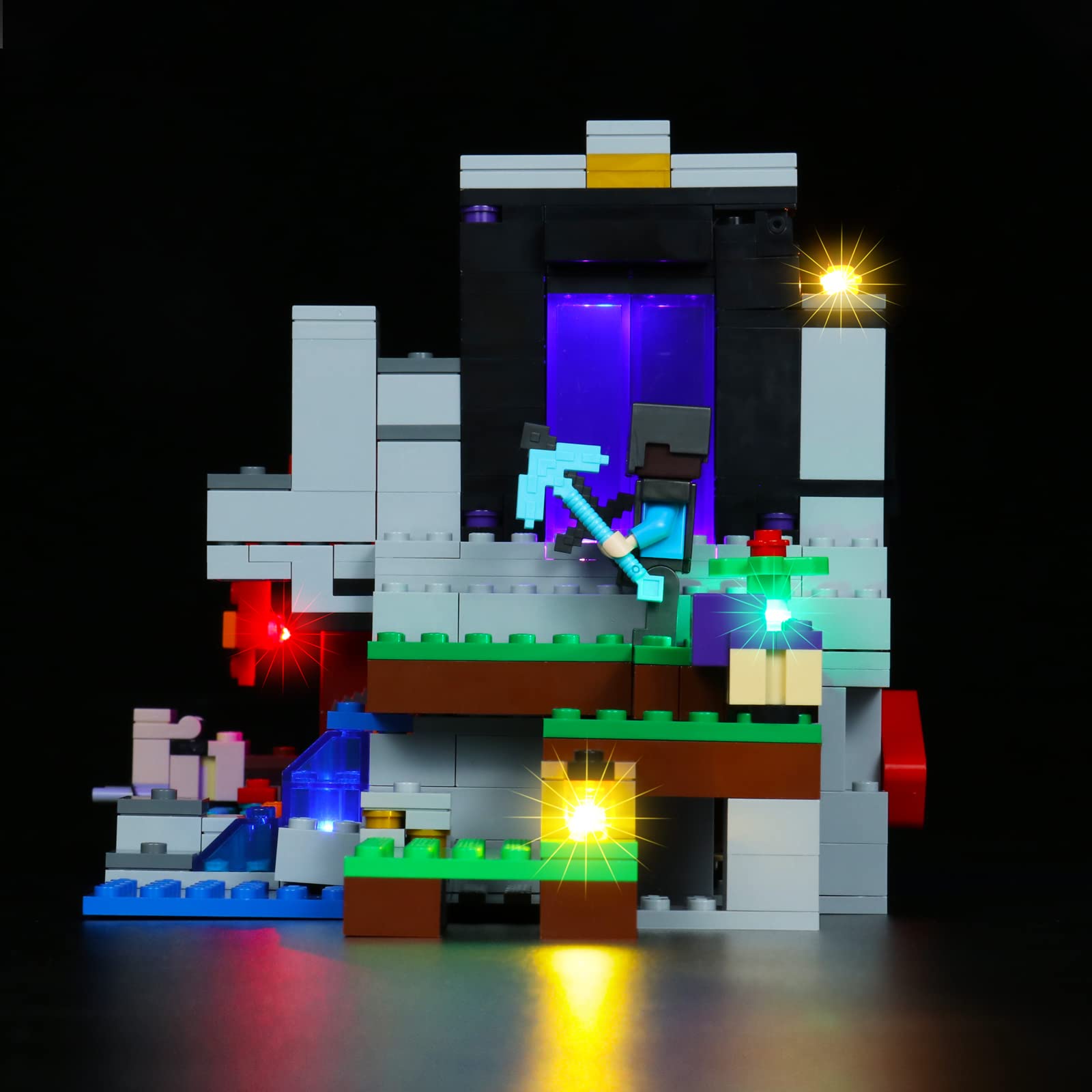 Foto 8 pulgar | Kit De Luces Led Para Lego Minecraft The Ruined Portal 21172 De  - Venta Internacional.