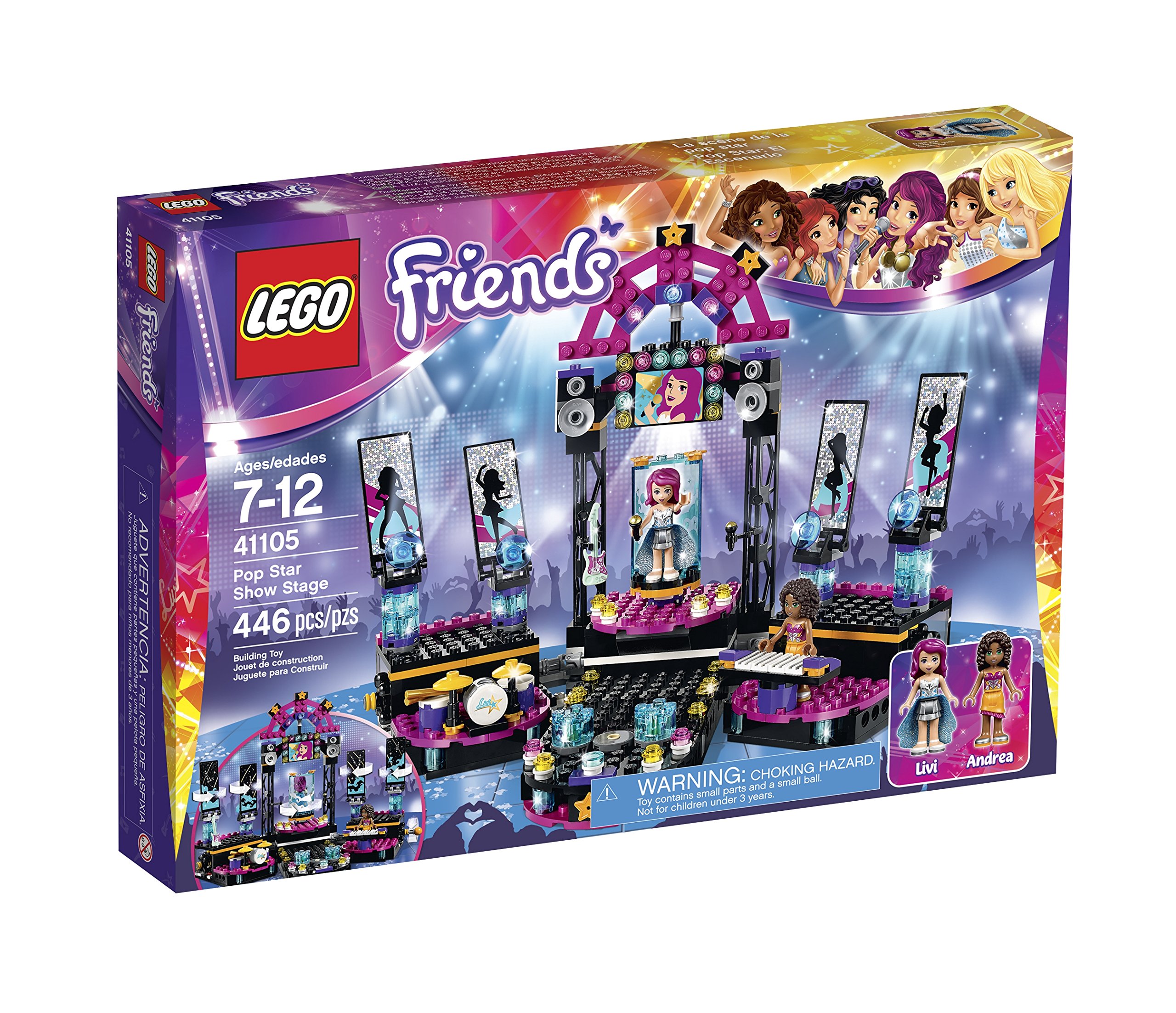 Foto 2 pulgar | Kit De Construcción Lego Friends Pop Star Show Stage 41105 - Venta Internacional.