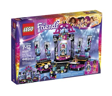 Foto 1 | Kit De Construcción Lego Friends Pop Star Show Stage 41105 - Venta Internacional.