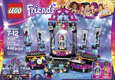 Foto 2 | Kit De Construcción Lego Friends Pop Star Show Stage 41105 - Venta Internacional.