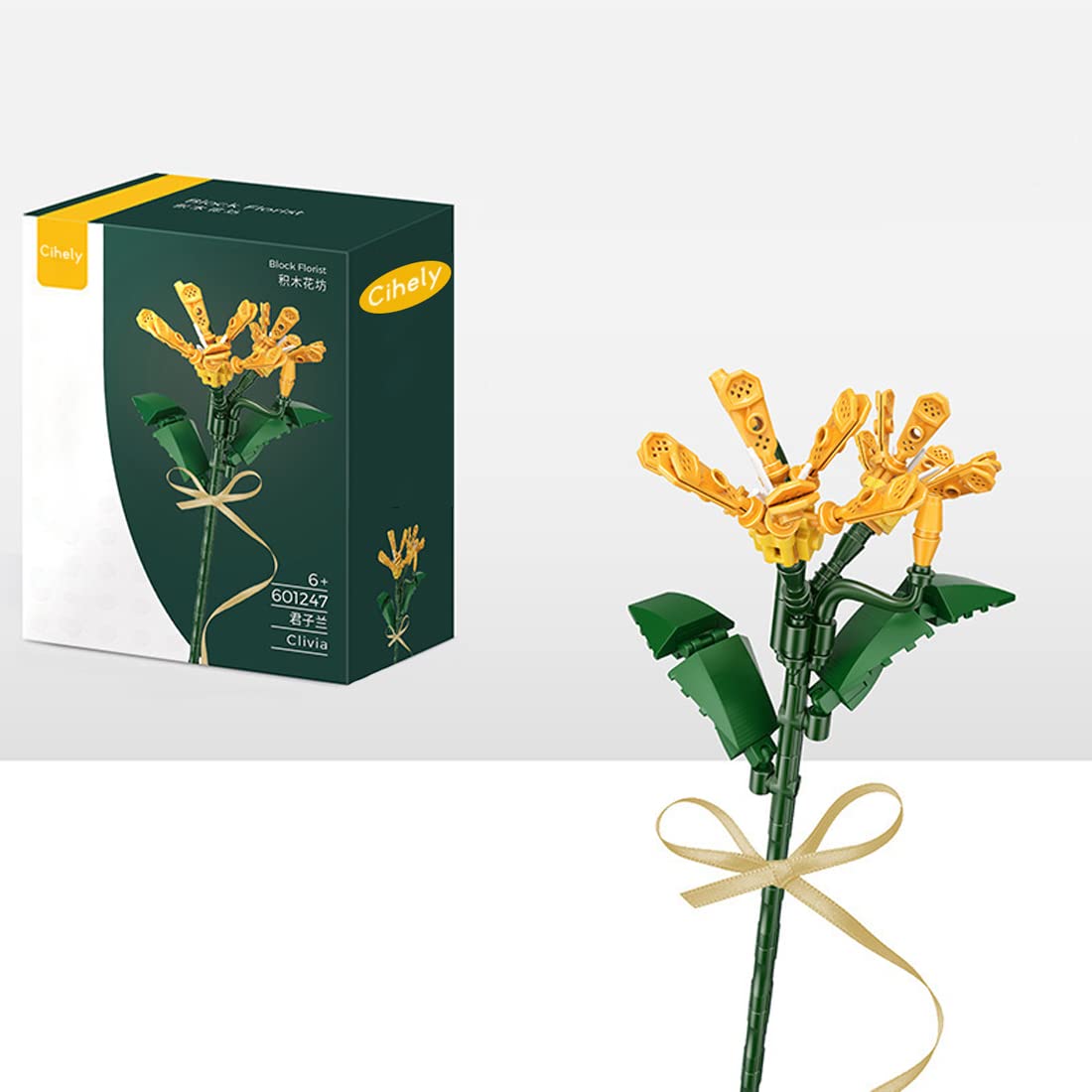 Kit De Ramos De Flores Con Bloques De Construcción Clivia 601247 De Cihely - Venta Internacional.