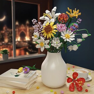 Foto 2 | Kit De Ramos De Flores Con Bloques De Construcción Clivia 601247 De Cihely - Venta Internacional.