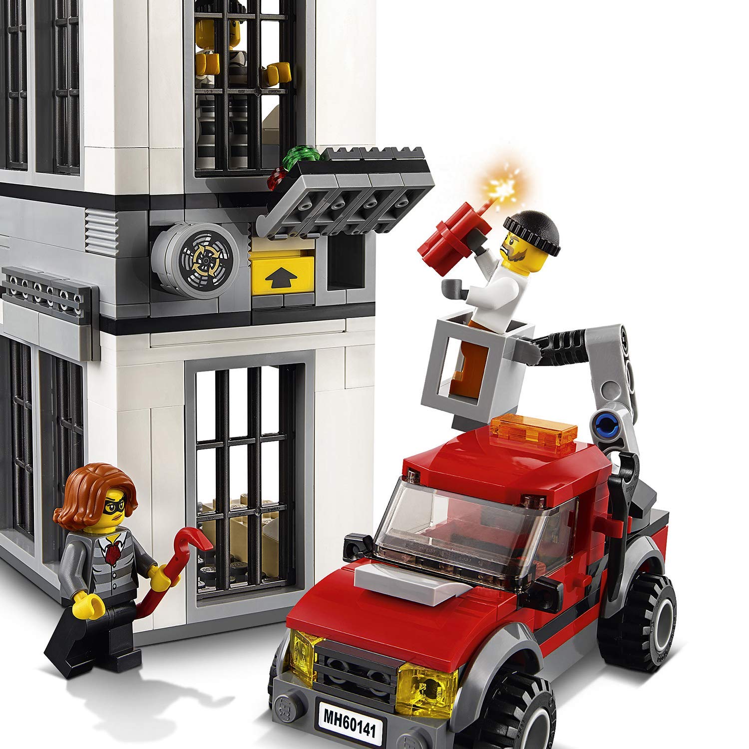 Foto 7 pulgar | Set De Construcción De La Comisaría De Policía De Lego City Con Helicóptero, Coche Y Moto - Venta Internacional.