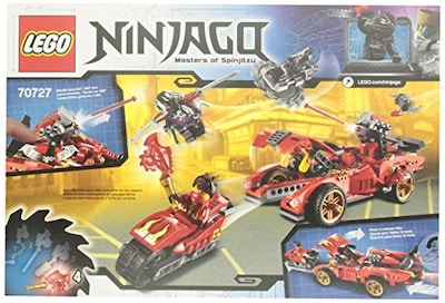Foto 3 | Cargador Ninja Lego Ninjago 70727 X-1 - Venta Internacional.