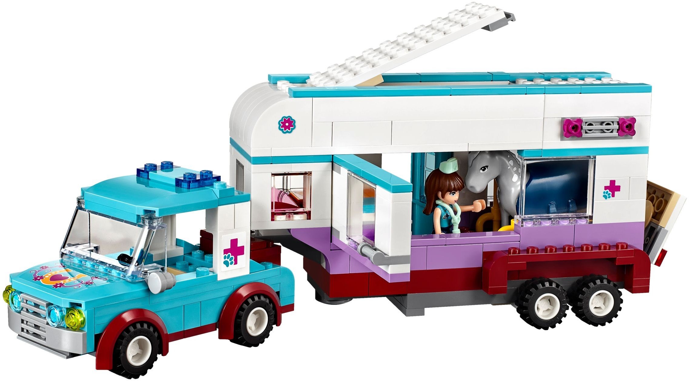 Foto 2 | Kit De Construcción Lego 41125 Horse Vet Trailer Con 370 Piezas - Venta Internacional.