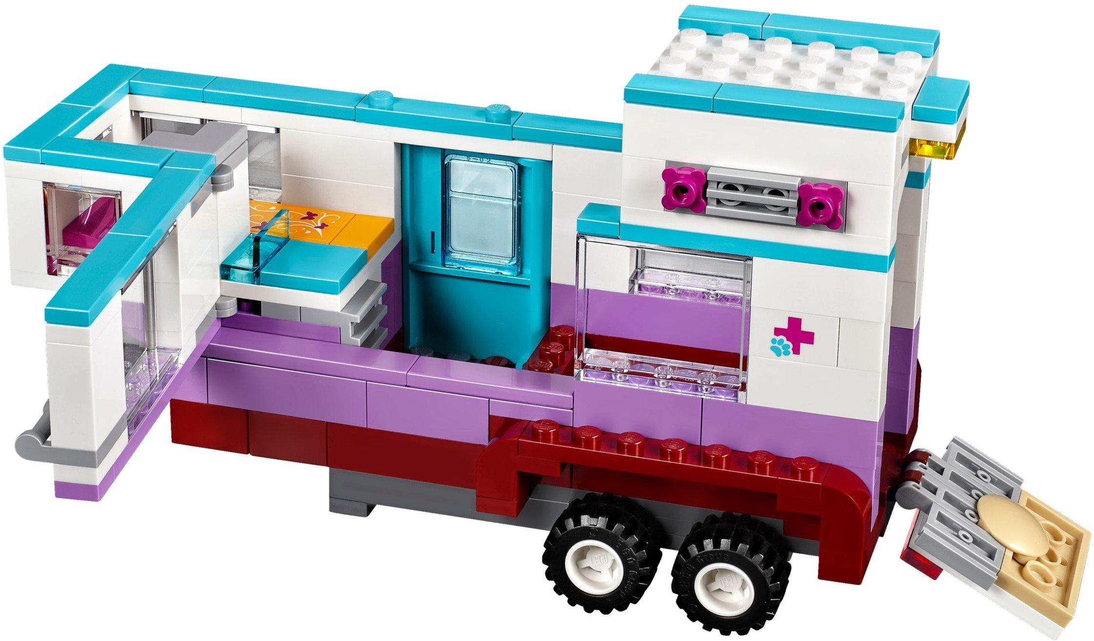 Foto 4 | Kit De Construcción Lego 41125 Horse Vet Trailer Con 370 Piezas - Venta Internacional.