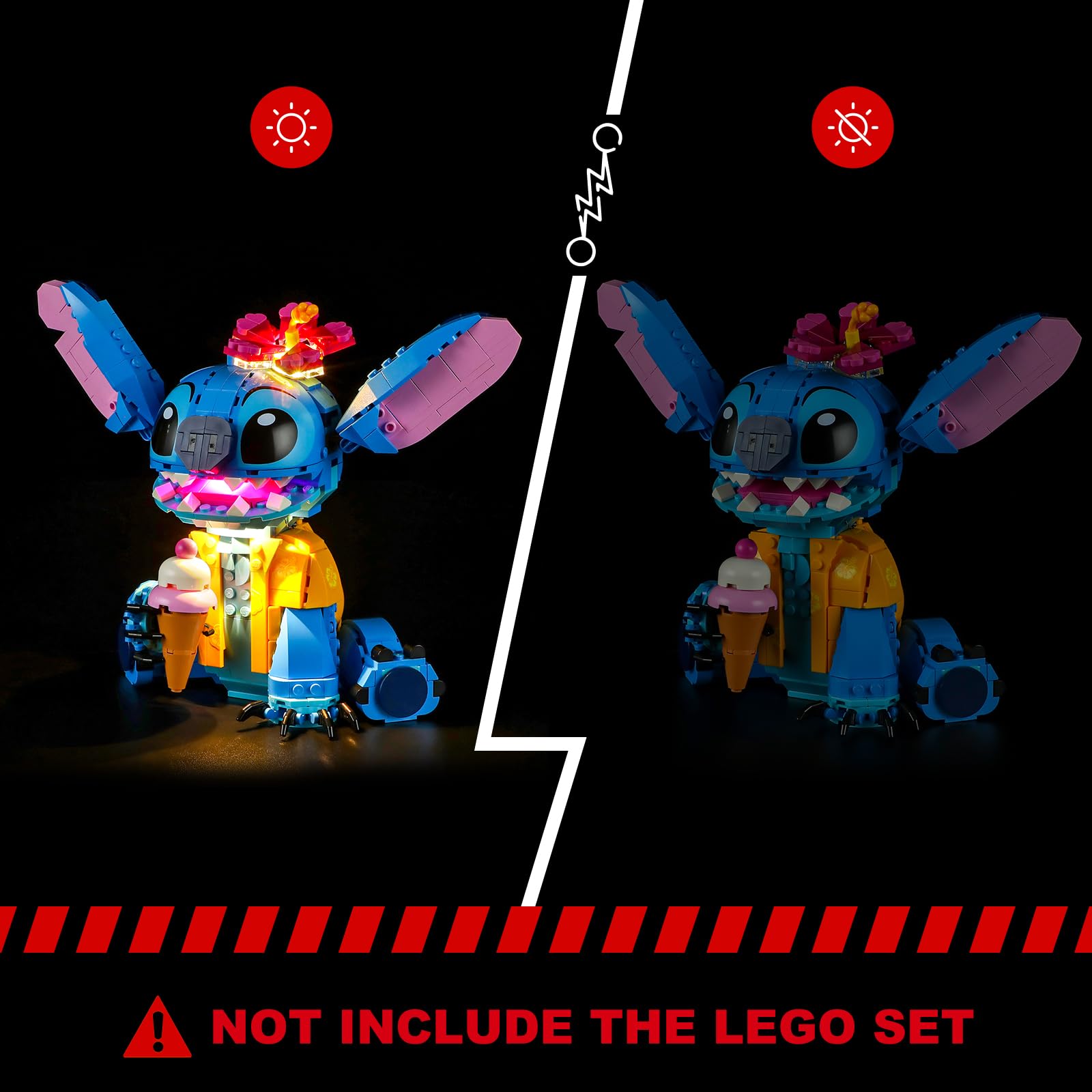 Foto 6 pulgar | Kit De Iluminación Briksmax Para Lego Disney Stitch Building Set 43 - Venta Internacional.