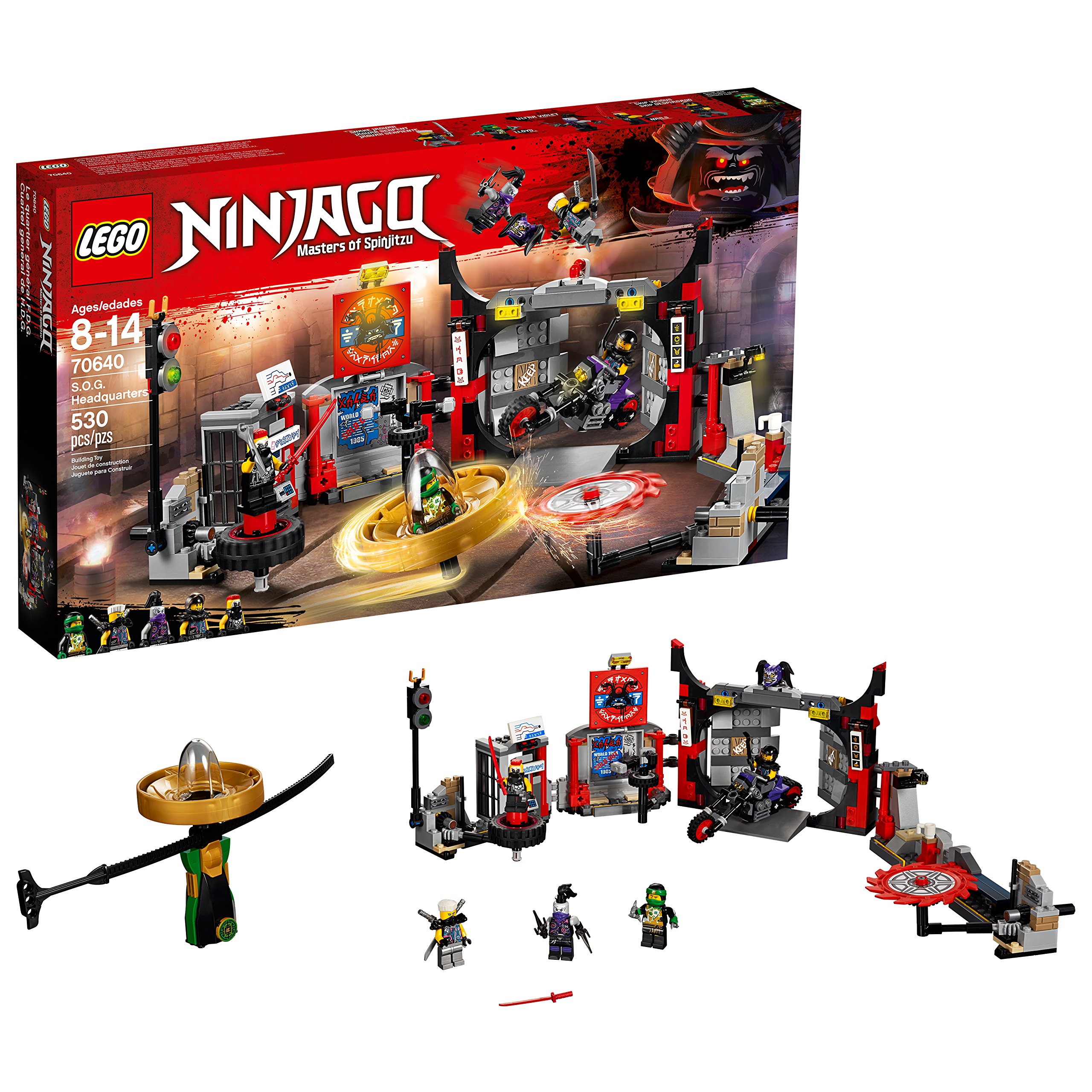 Foto 2 pulgar | Kit De Construcción Lego Ninjago S.o.g. Headquarters 70640 530 Piezas - Venta Internacional.