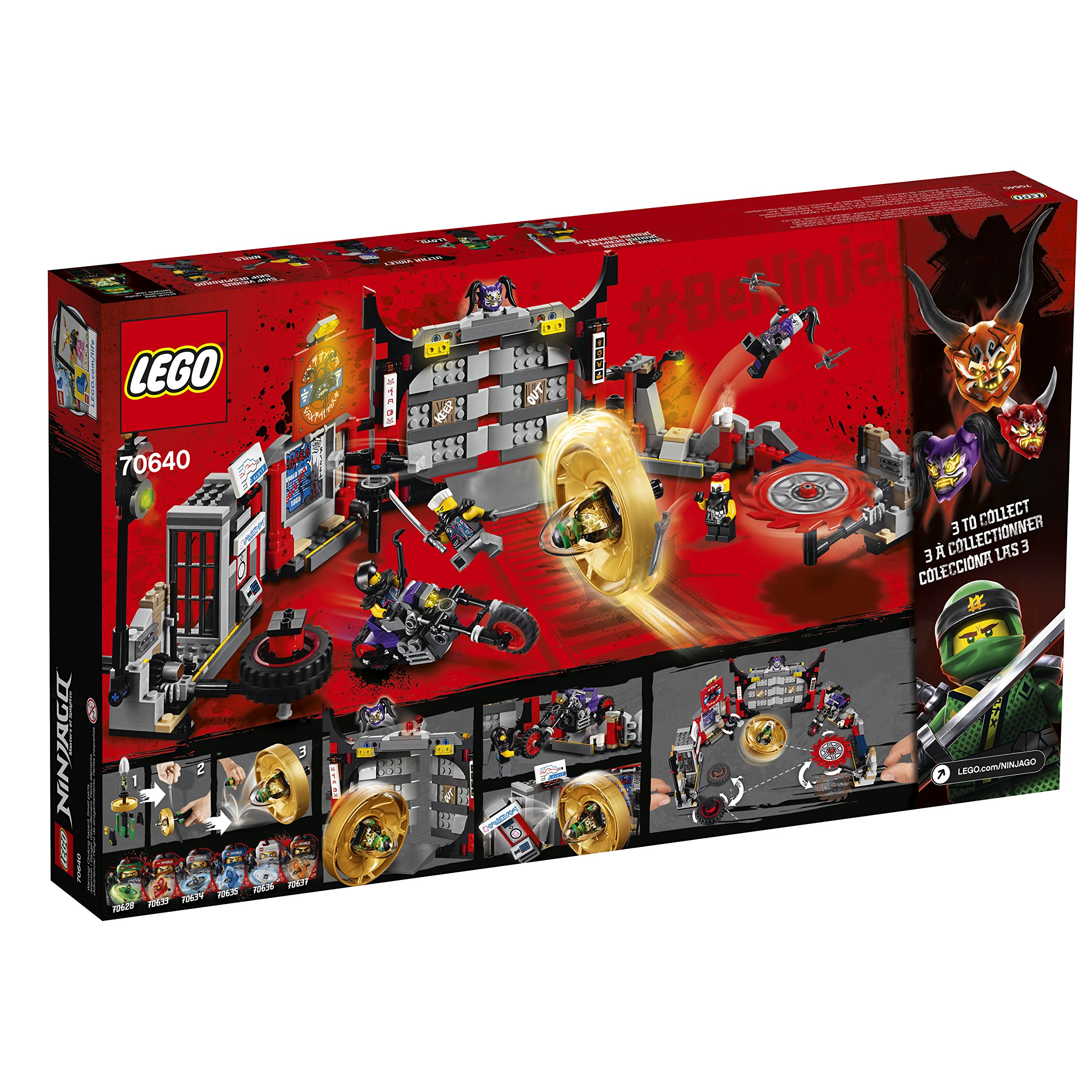 Foto 6 pulgar | Kit De Construcción Lego Ninjago S.o.g. Headquarters 70640 530 Piezas - Venta Internacional.
