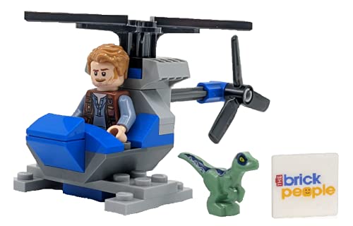 Foto 2 pulgar | Lego Jurassic World: Owen Con Un Helicóptero Y Un Bebé Rapto - Venta Internacional.
