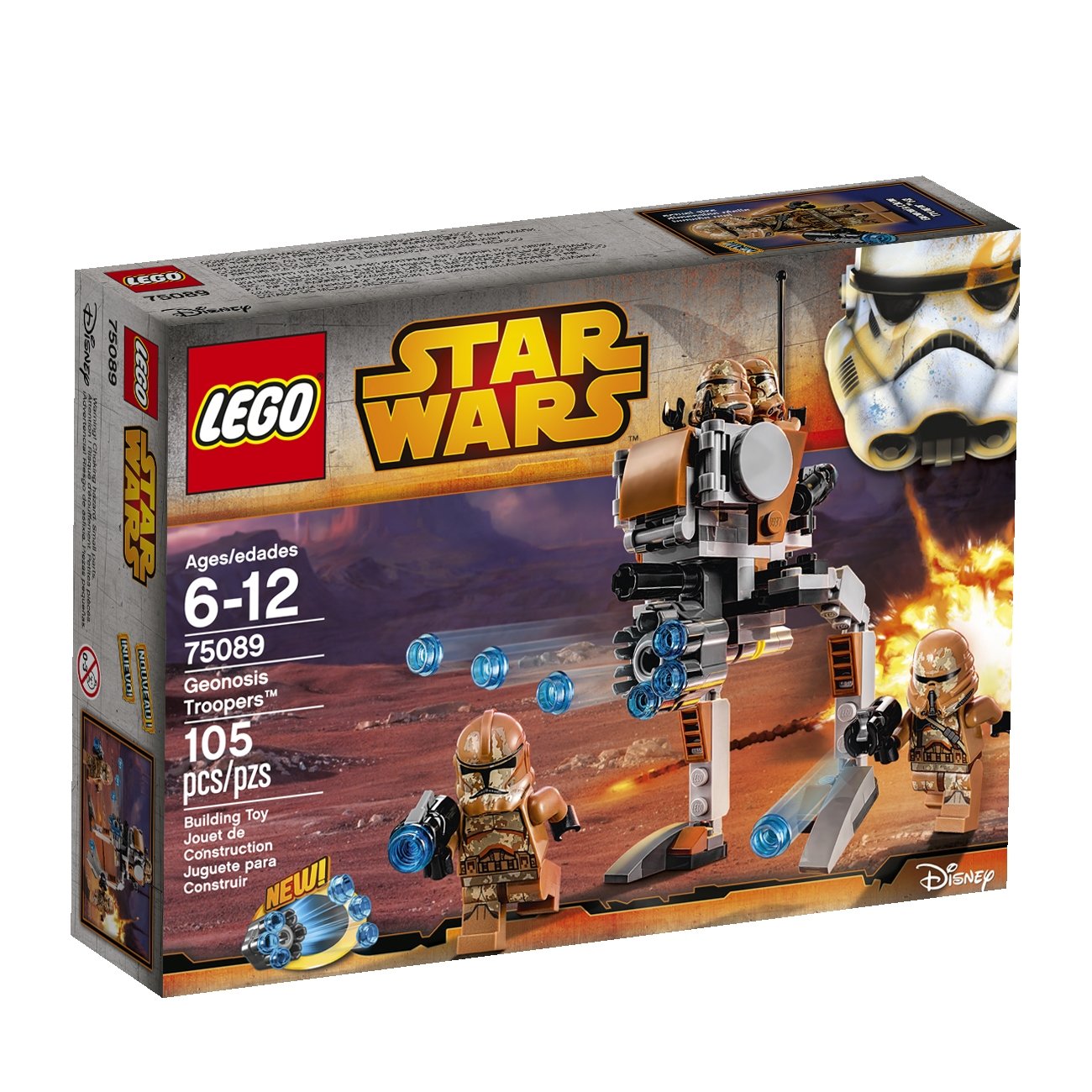 Juguete De Construcción Lego Star Wars Geonosis Troopers Con Walker - Venta Internacional.