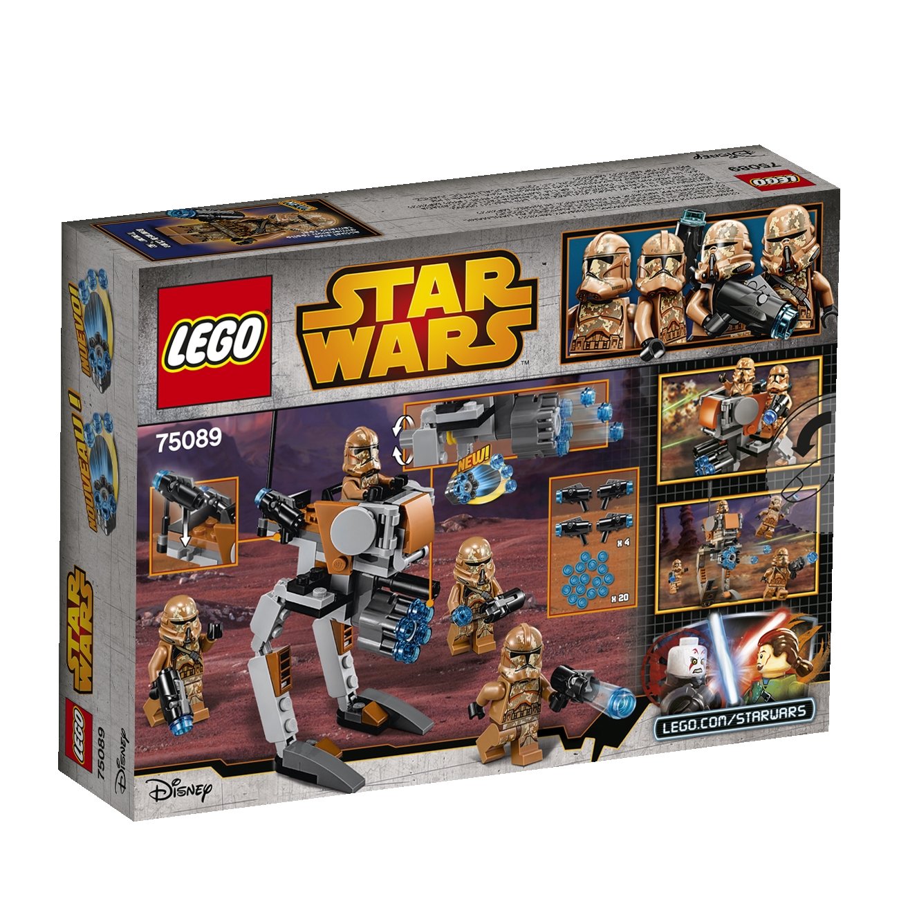 Foto 4 pulgar | Juguete De Construcción Lego Star Wars Geonosis Troopers Con Walker - Venta Internacional.