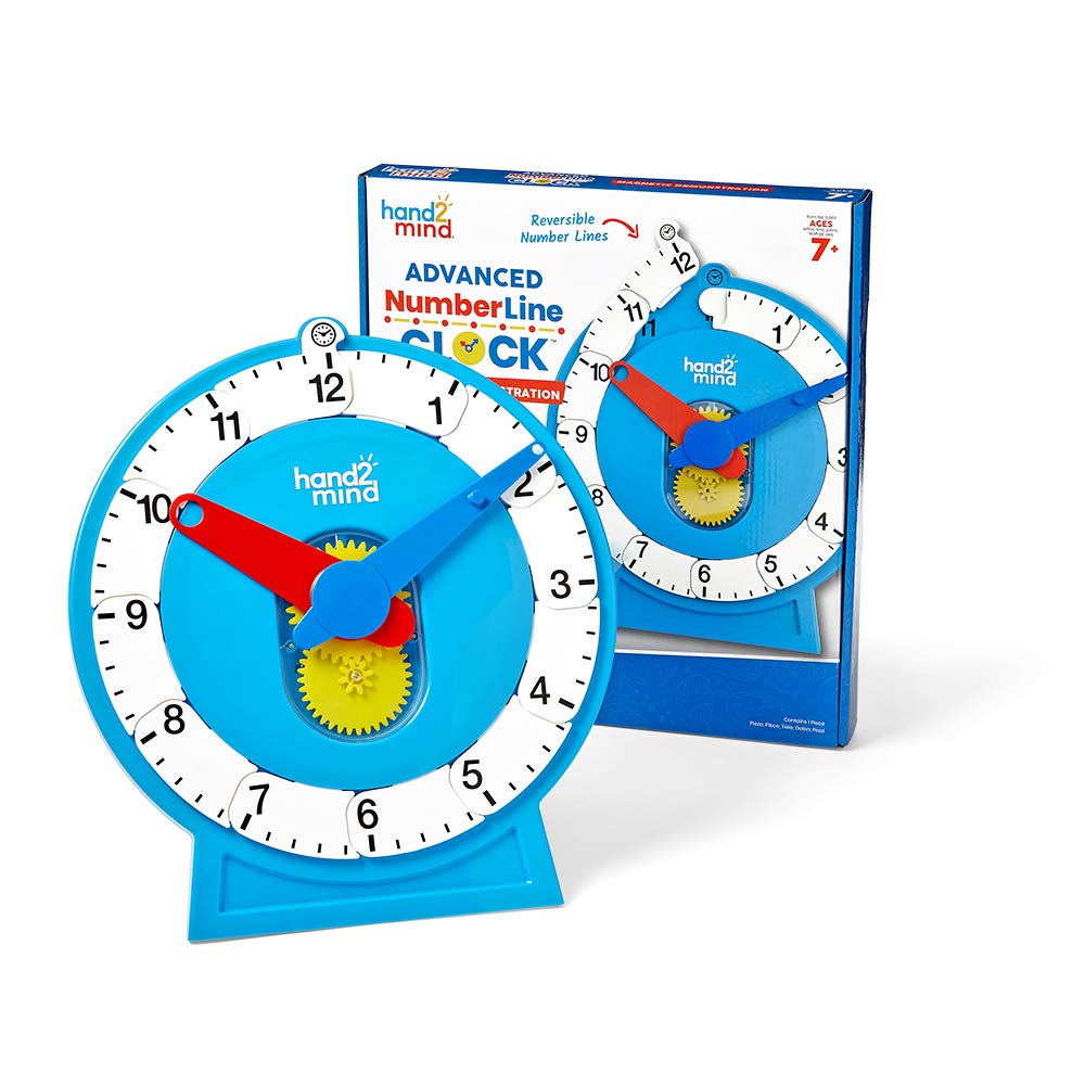 Foto 2 pulgar | Reloj Numérico Magnético Hand2mind Advanced Para Niños - Venta Internacional.