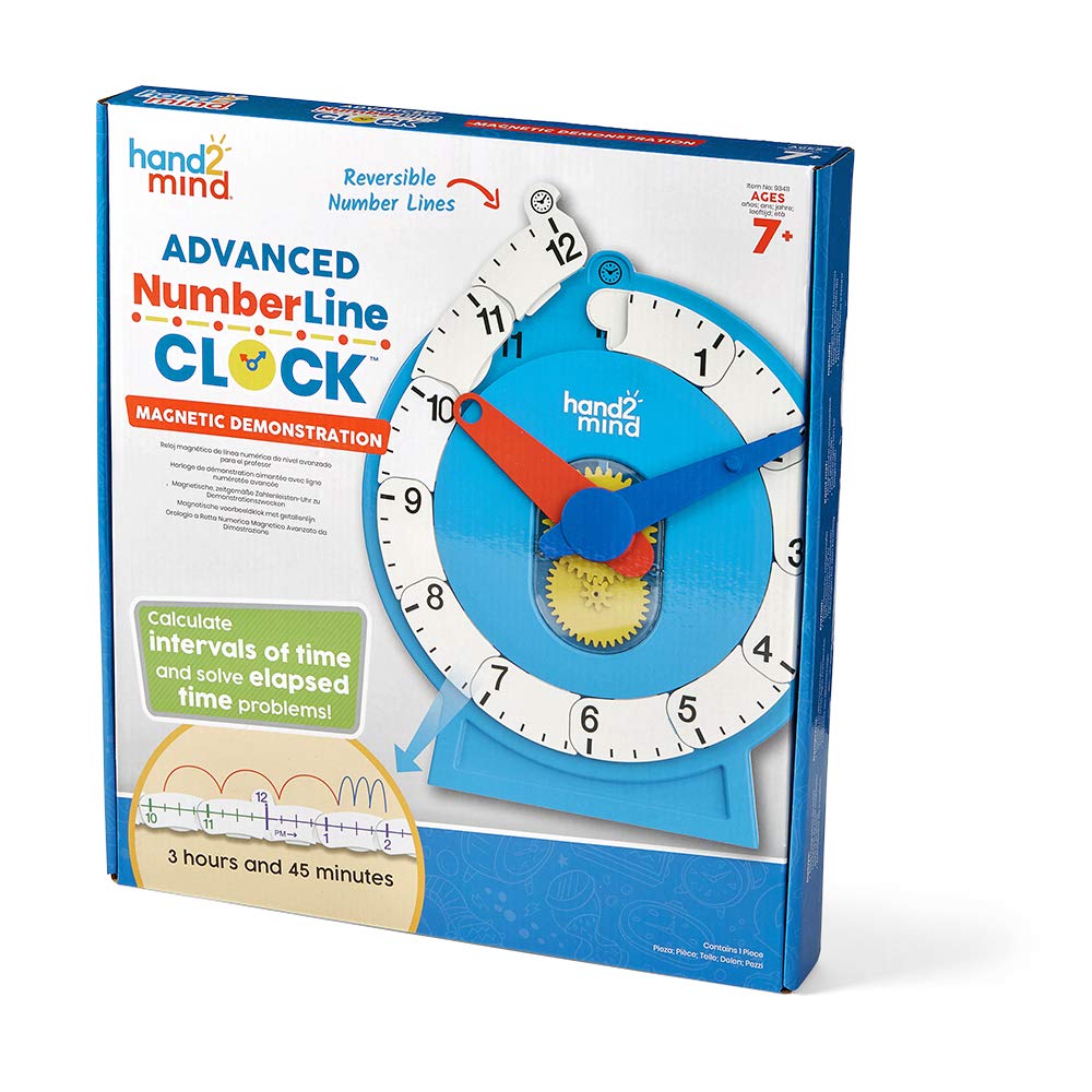 Foto 5 pulgar | Reloj Numérico Magnético Hand2mind Advanced Para Niños - Venta Internacional.