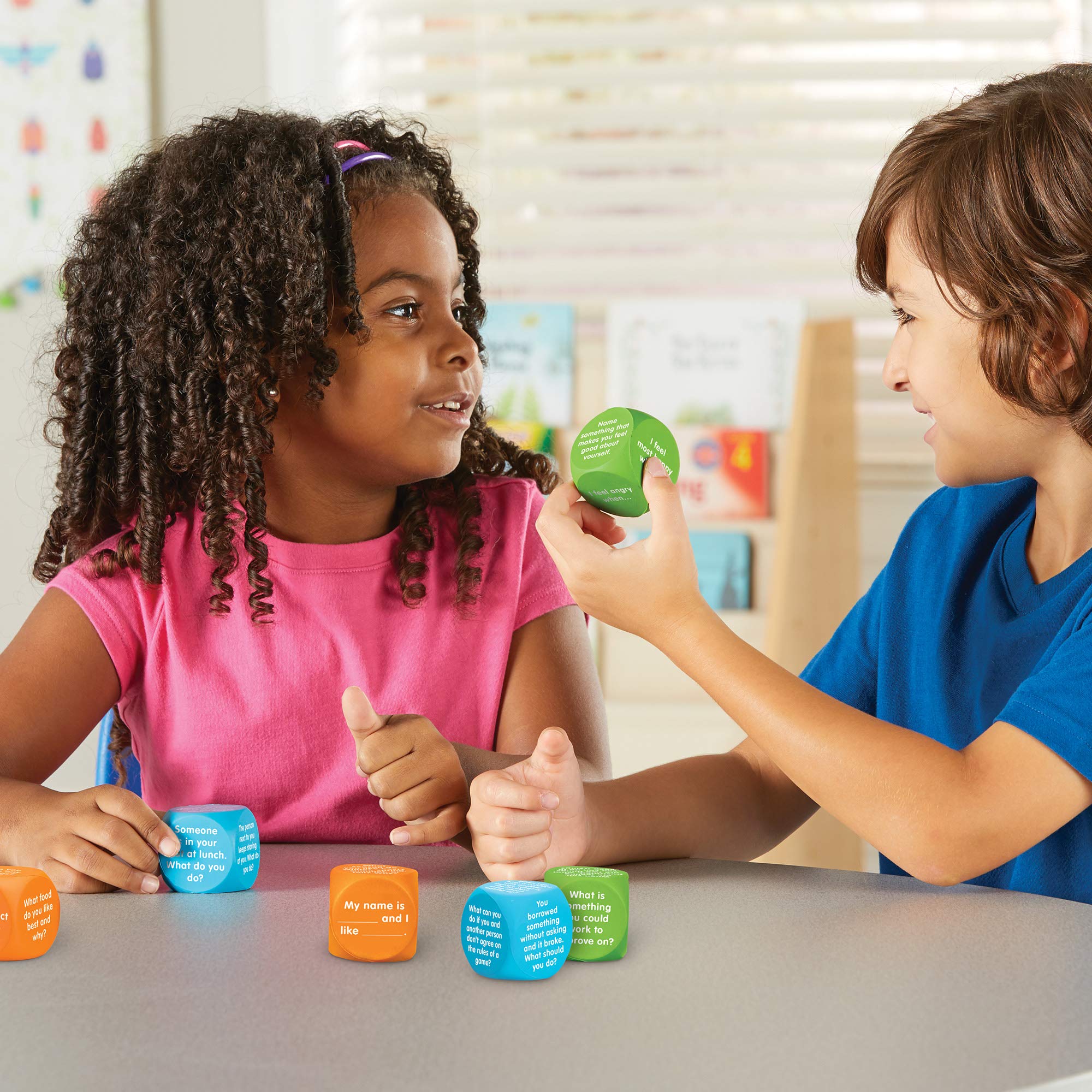 Foto 3 pulgar | Recursos De Aprendizaje De Conversation Cubes ¡hablemos! 6 Cubos - Venta Internacional.