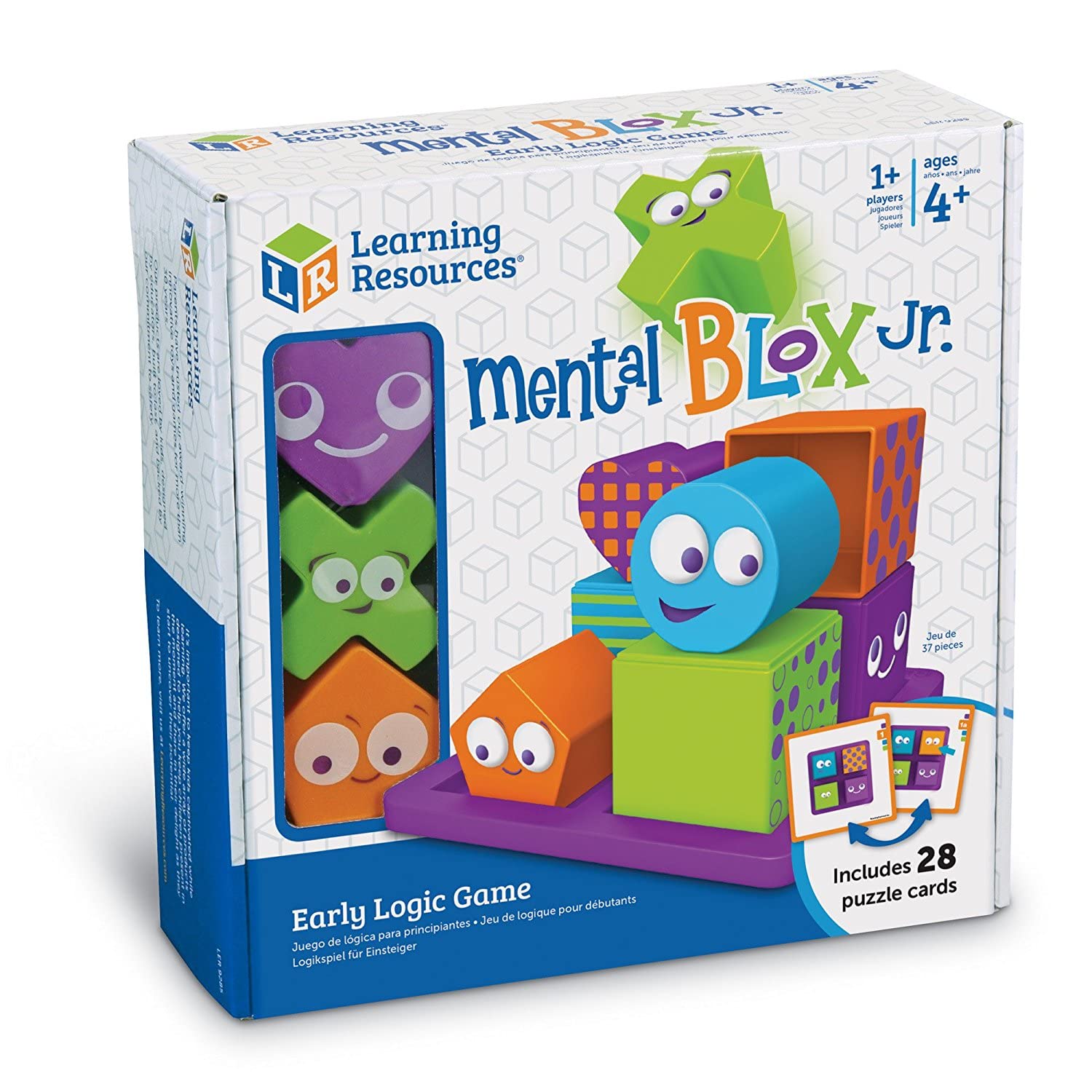 Recursos De Aprendizaje Sobre Juguetes Mental Blox Jr. Juego De Lógica Temprano 4+ - Venta Internacional.