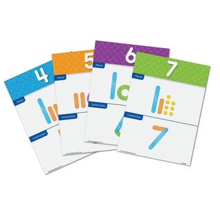 Foto 3 | Conjunto De Números Recursos De Aprendizaje Construcción De Números 55 Piezas - Venta Internacional.