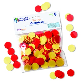 Foto 1 | Juego De Recursos De Aprendizaje Con Contadores Bicolores Para 200 Niños Mayores De 5 Años - Venta Internacional.