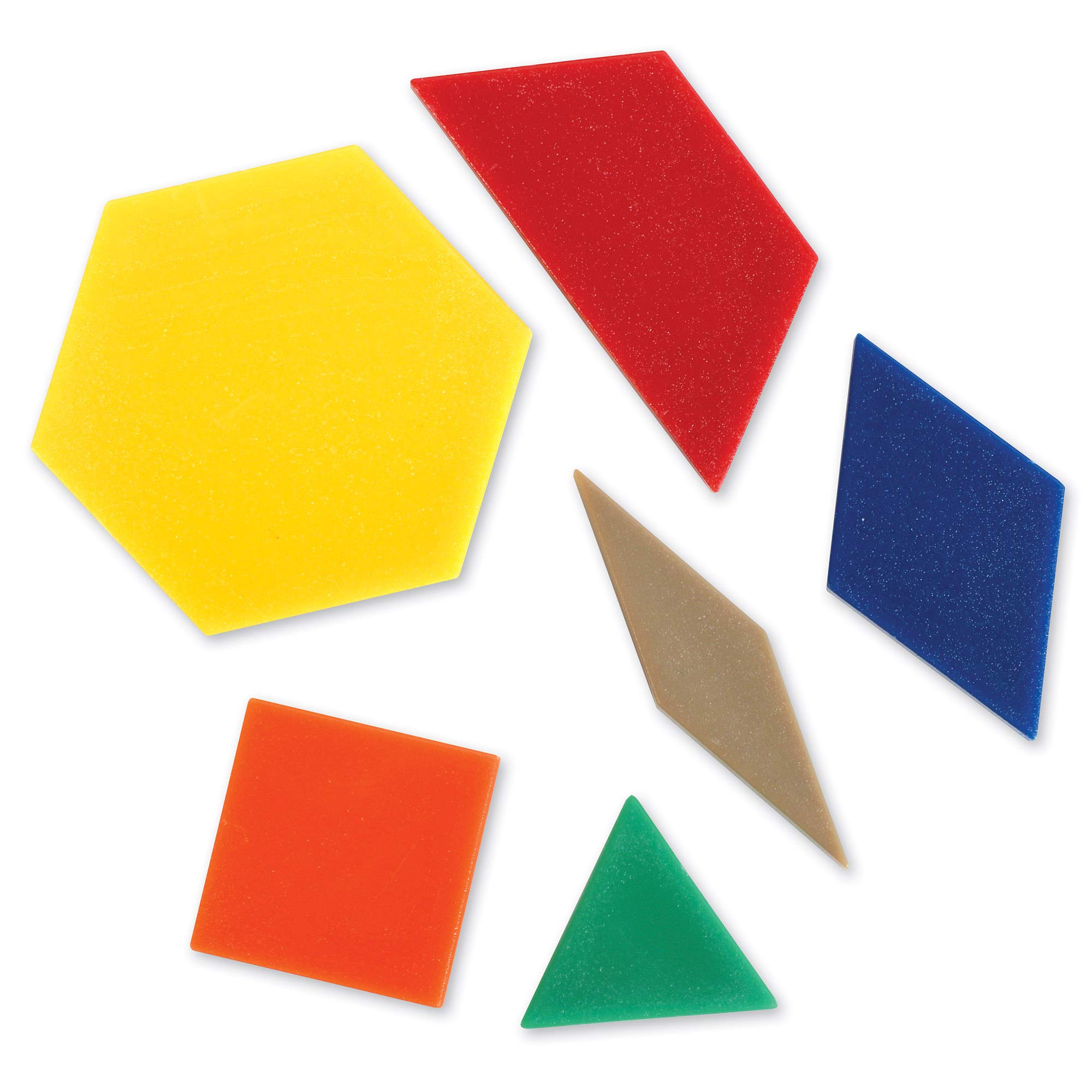 Foto 4 pulgar | Juego De 100 Unidades De Plástico Pattern Blocks Learning Resources - Venta Internacional.