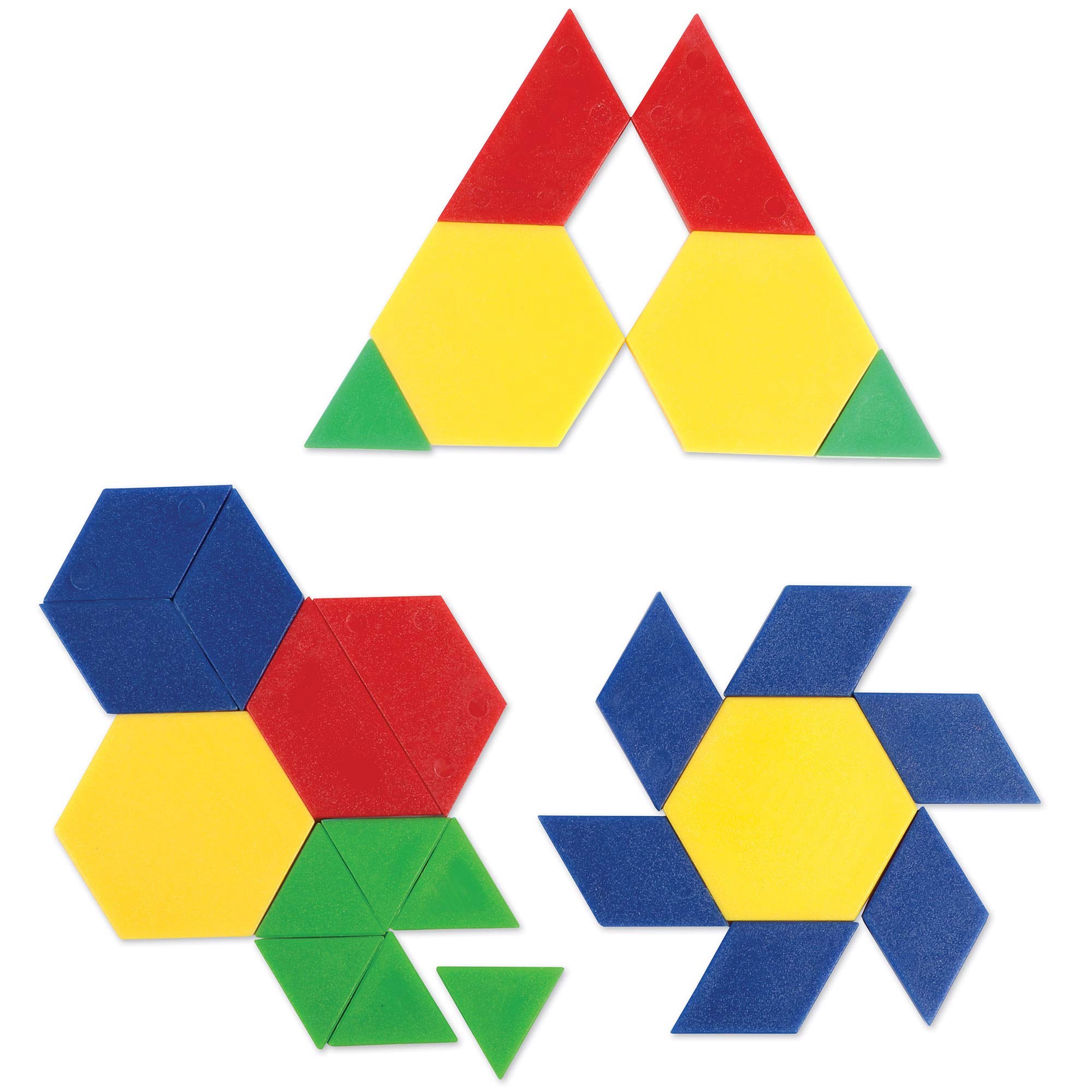 Foto 5 pulgar | Juego De 100 Unidades De Plástico Pattern Blocks Learning Resources - Venta Internacional.