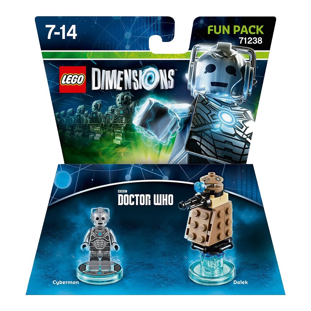 Foto 2 pulgar | Pack Divertido De Toy Lego Dimensions De Doctor Who, Cyberman Y Dalek - Venta Internacional.