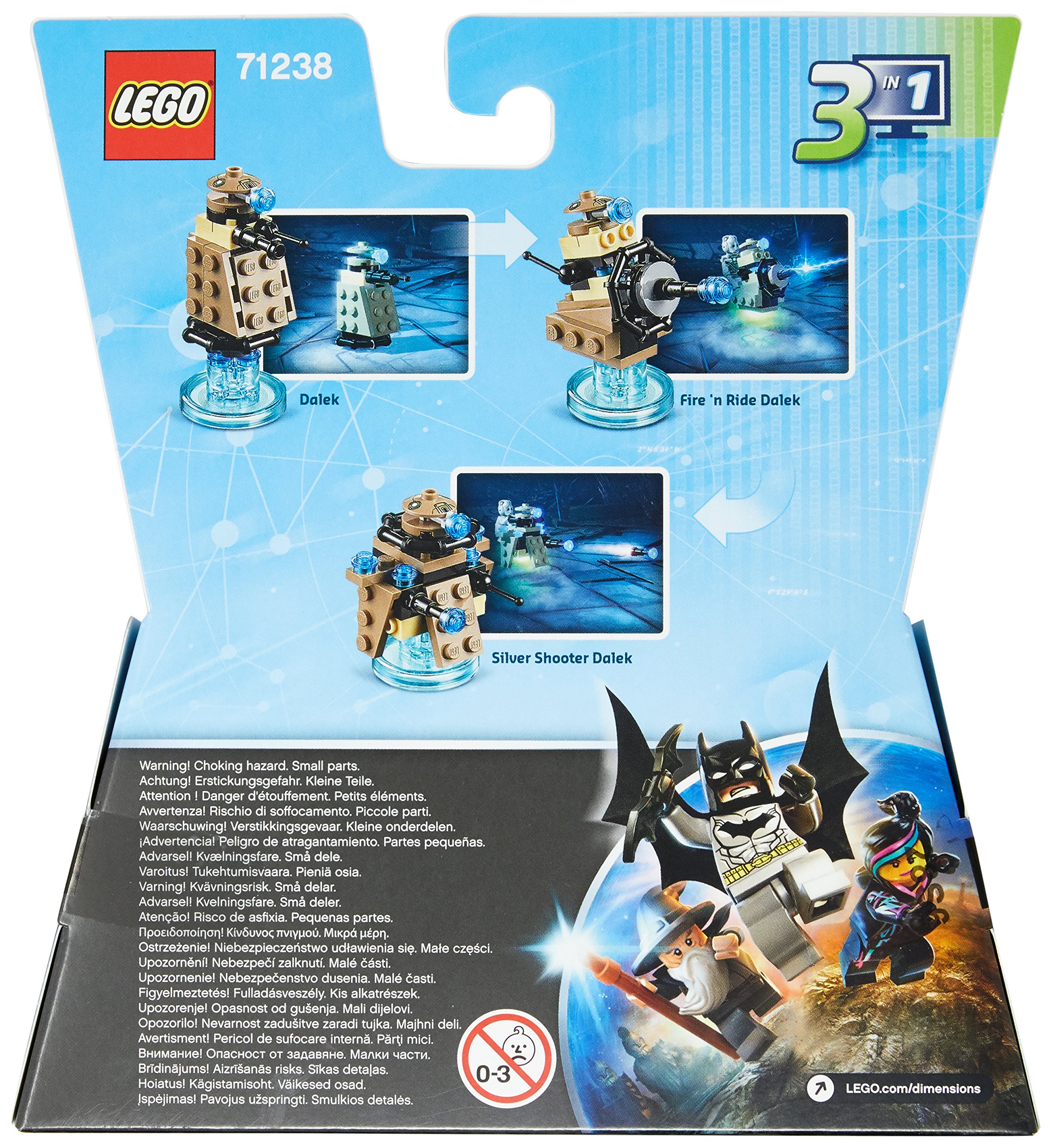 Foto 3 pulgar | Pack Divertido De Toy Lego Dimensions De Doctor Who, Cyberman Y Dalek - Venta Internacional.