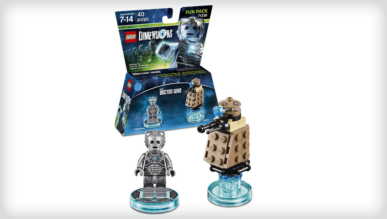 Foto 5 pulgar | Pack Divertido De Toy Lego Dimensions De Doctor Who, Cyberman Y Dalek - Venta Internacional.