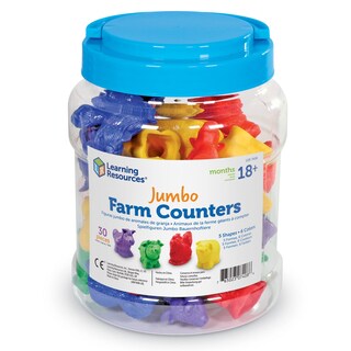 Foto 6 | Contadores Jumbo Farm De Toy Learning Resources, 30 Unidades, Más De 18 Meses - Venta Internacional.