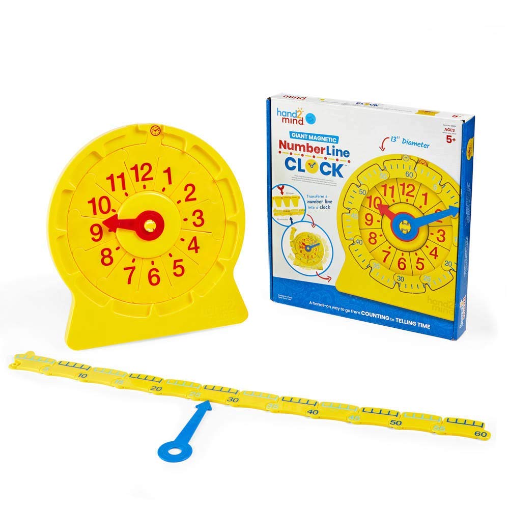Reloj Numérico Hand2mind Para Niños Que Aprenden A Decir La Hora - Venta Internacional.