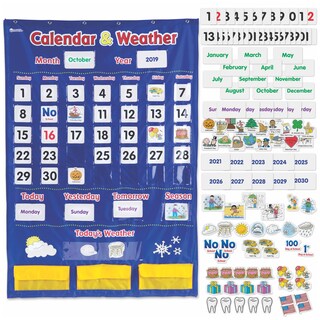 Foto 1 | Gráfico De Bolsillo, Recursos De Aprendizaje, Calendario Y Aula Meteorológica - Venta Internacional.