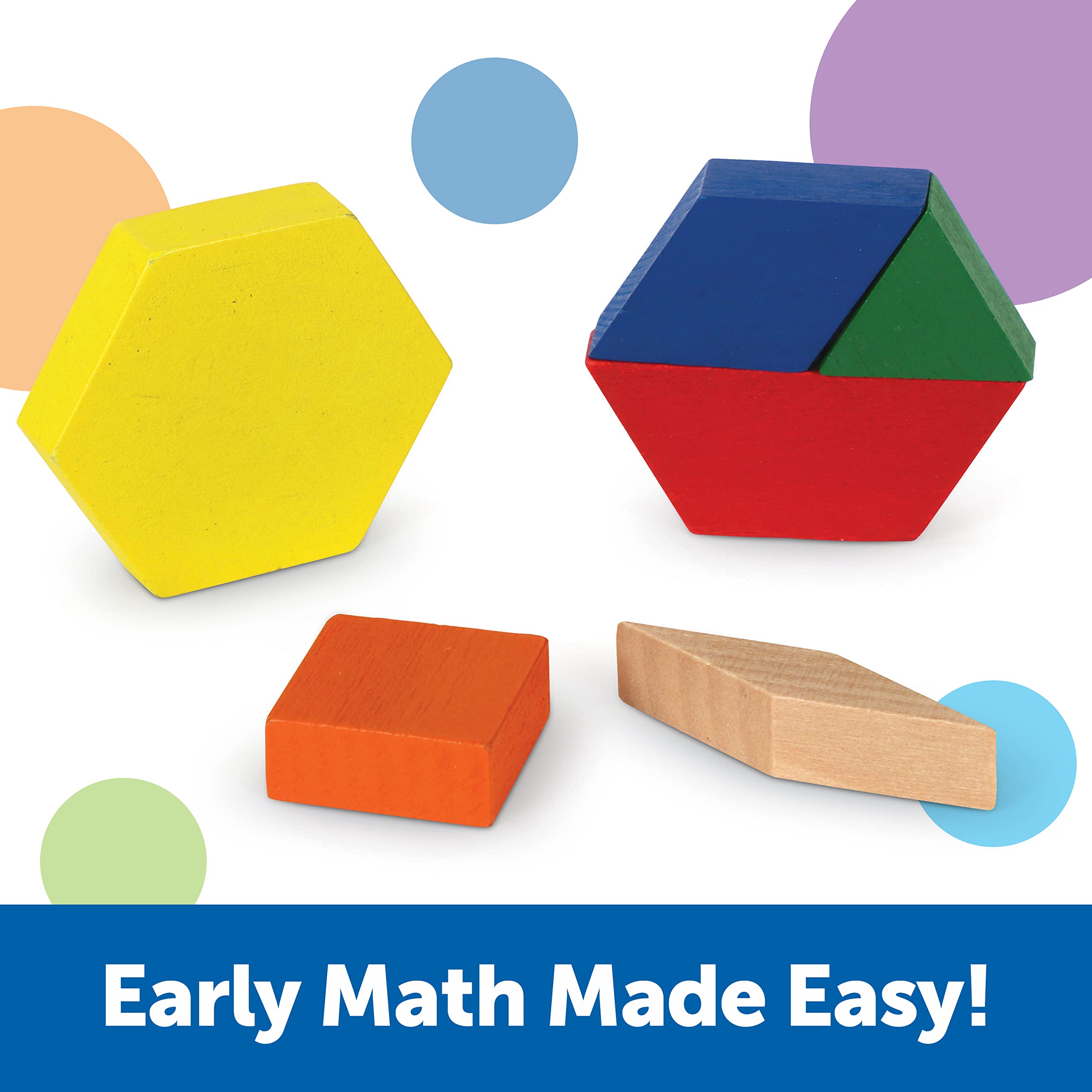Foto 3 pulgar | Pattern Blocks Learning Resources, Juego De Madera De 250 Unidades Para Mayores De 3 Años - Venta Internacional.