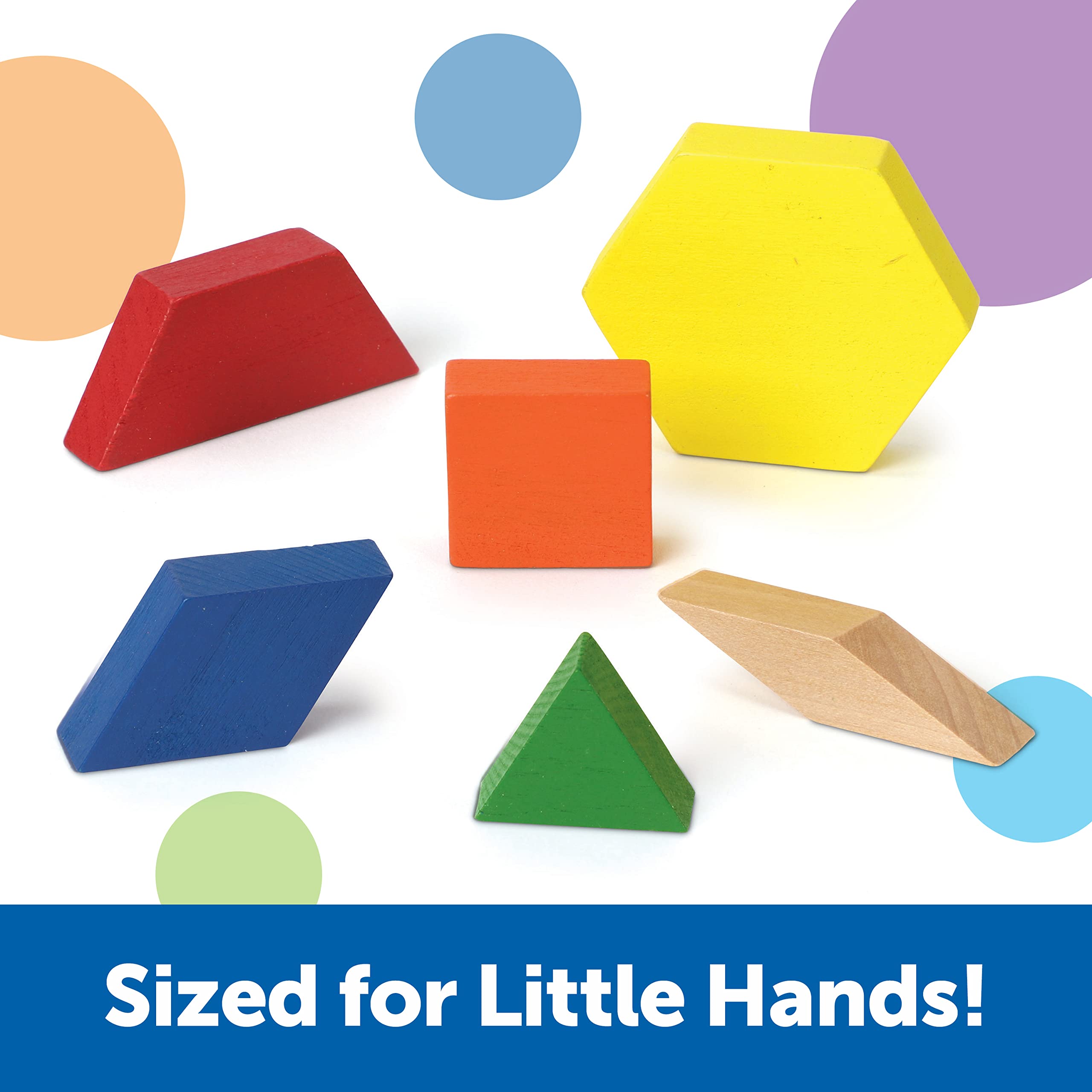 Foto 4 pulgar | Pattern Blocks Learning Resources, Juego De Madera De 250 Unidades Para Mayores De 3 Años - Venta Internacional.