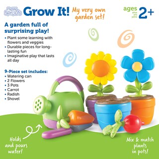 Foto 6 | Set De Jardinería Recursos De Aprendizaje ¡new Sprouts Grow It! 9 Piezas - Venta Internacional.