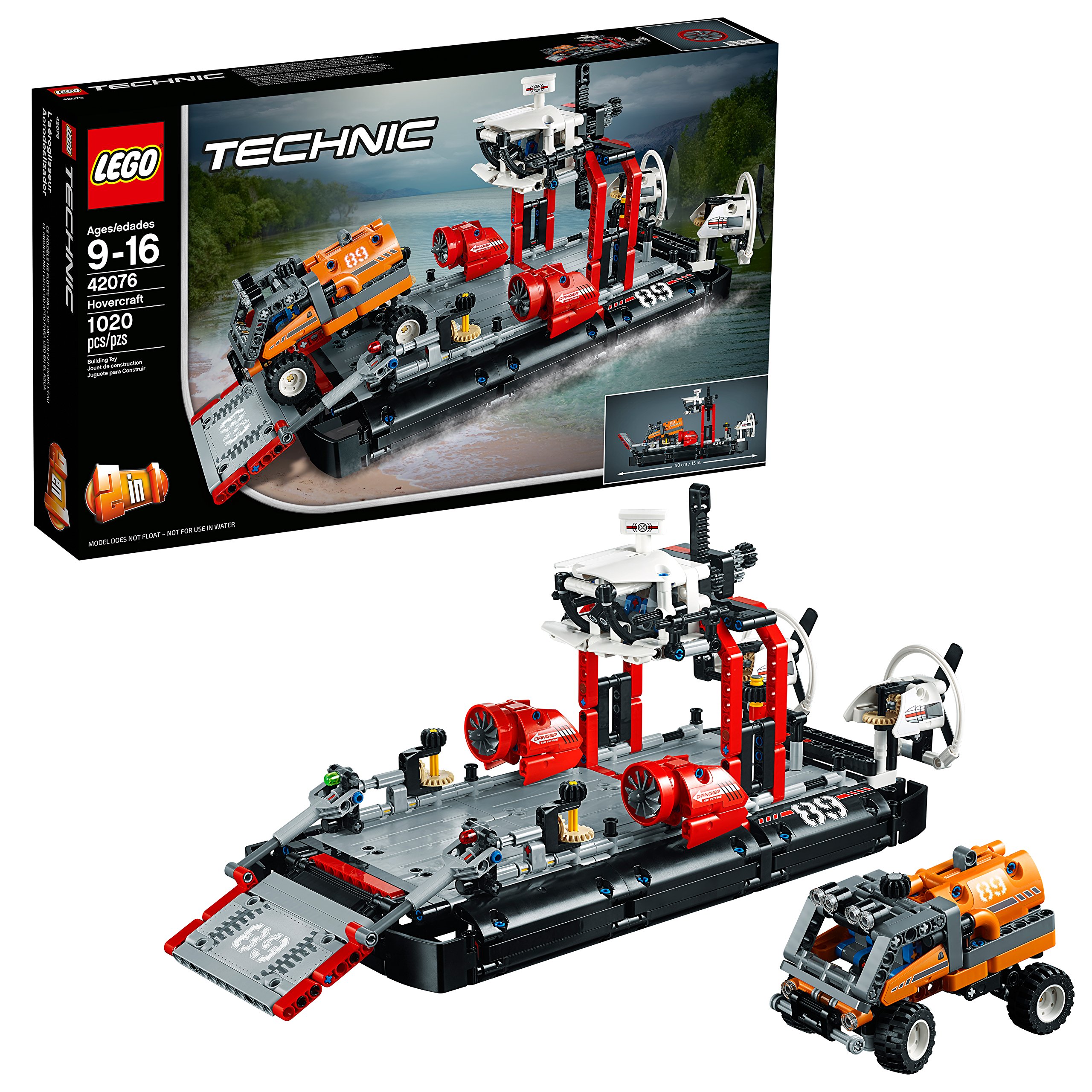 Foto 2 pulgar | Lego Technic Hovercraft 42076 con 1020 Piezas - Venta Internacional