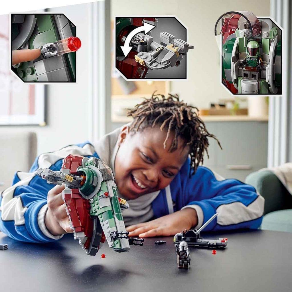 Foto 2 | Kit De Construcción Lego Star Wars Boba Fett's Starship 75312 - Venta Internacional.